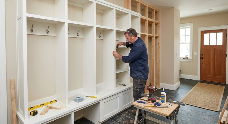 Built In Tv Cabinetry in Durham, NC