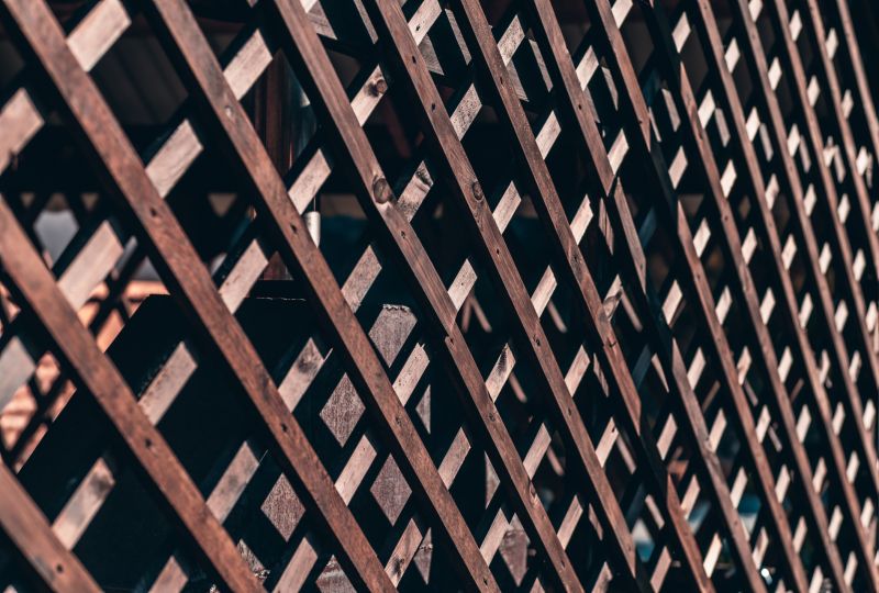 Wood Trellis Installation in Conroe, TX